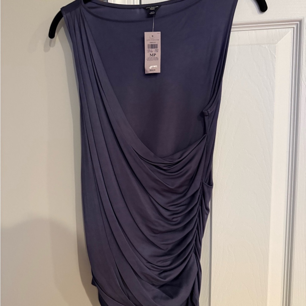 Elegant Draped Sleeveless Top